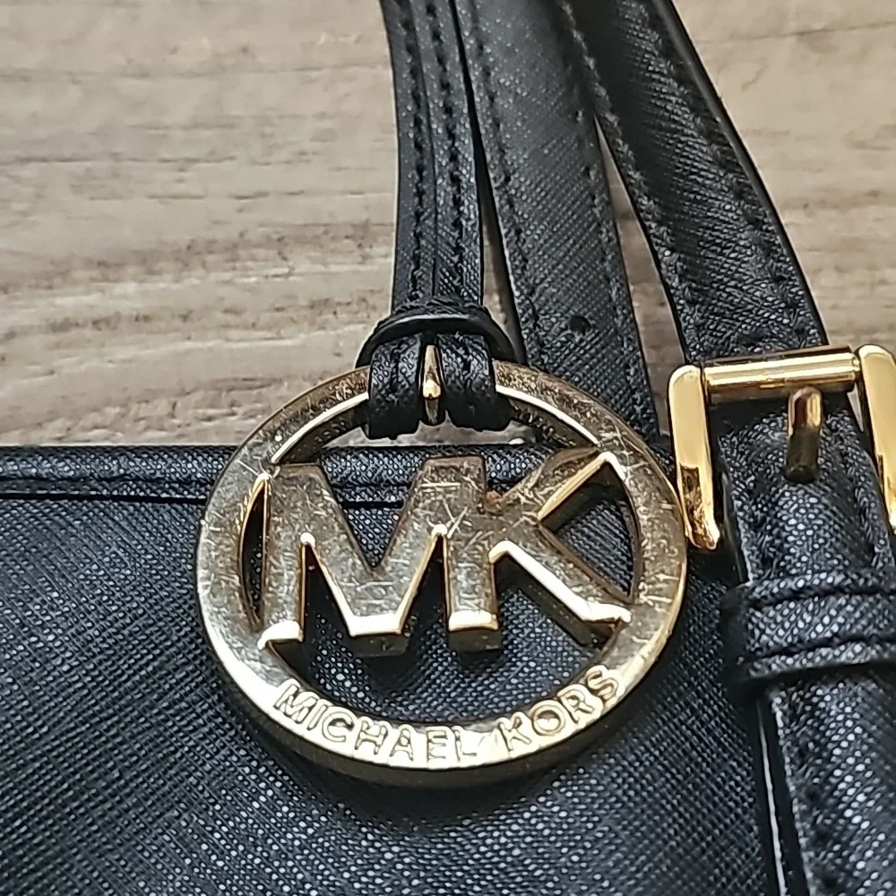 Michael Kors Medium Jet Set Saffiano Leather Tote Adrimal